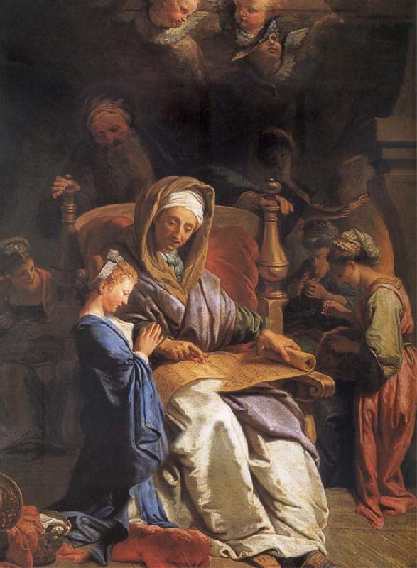 Jean Jouvenet The educacion of the Virgin